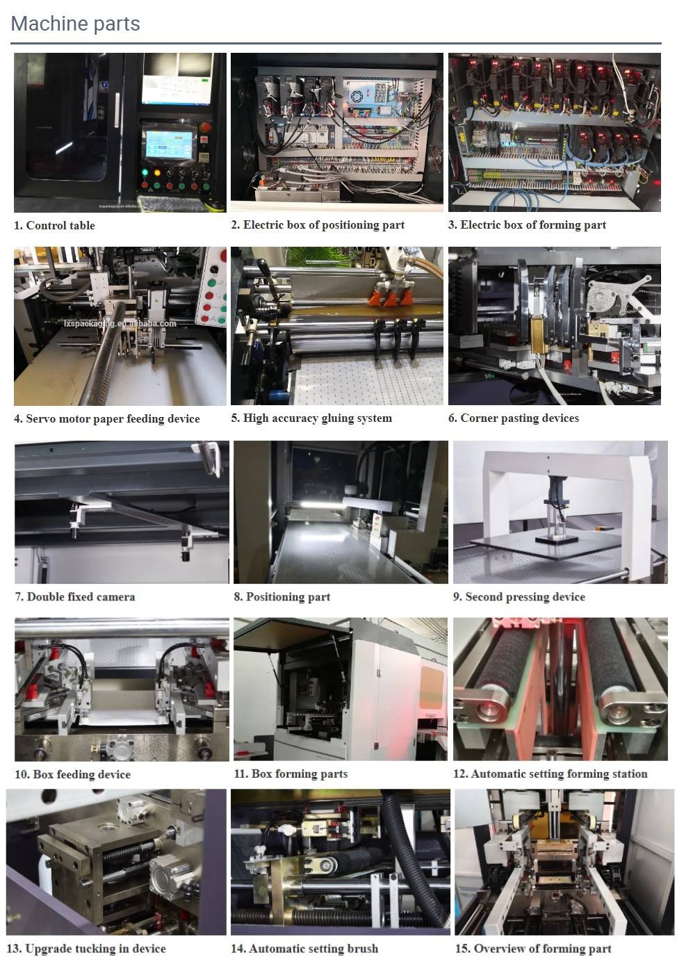 40pcs/Min Packaging Box Making Machine Box Width 50mm 250mm