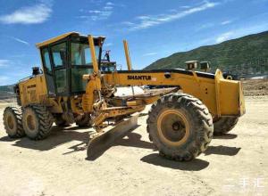 China Shantui Mini Tractor Grader Road Construction Machinery 12 Ton 140HP Hydraulic Gear Pump 140HP SG14 wholesale