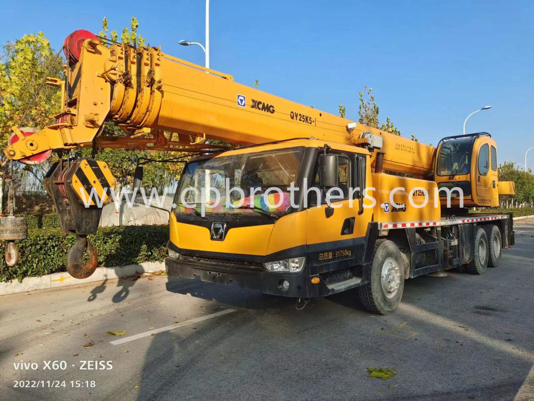 2019 Xg 25ton Used Truck Crane Truck-Mounted Telescopic Crane