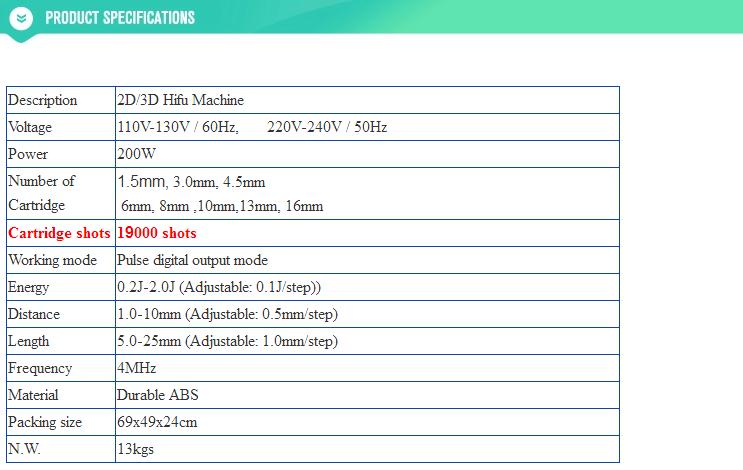 Skin tightening HIFU lifting 3d machine/11 lines 3d hifu face wrinkle removal for sale