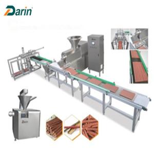 China pet daily food/chewing gumAuto Meat Strips Dog Treats Processing Line wholesale