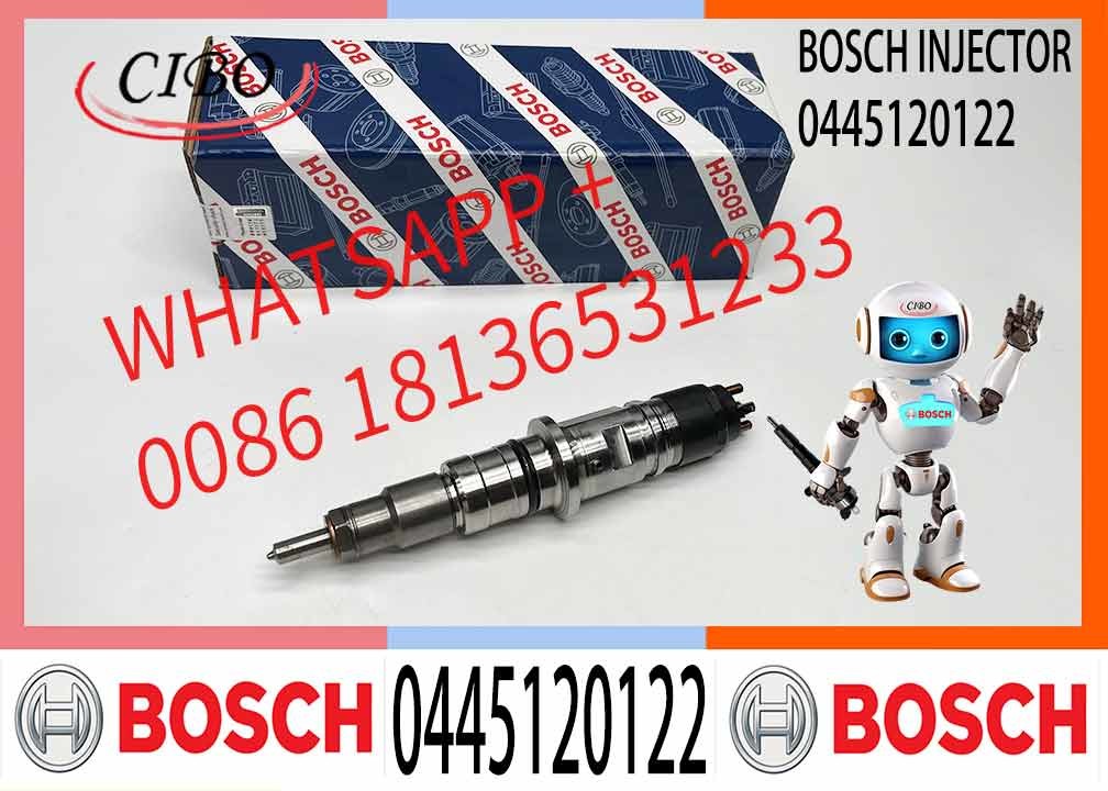 Diesel Engine Spare Parts Common Rail Injector 0445120122 0 445 120 122