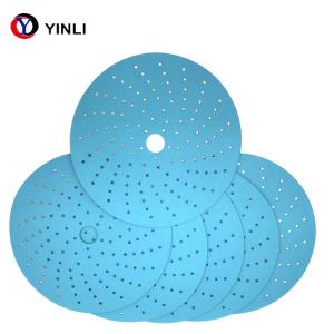 China P120 Film Paper Sanding Disc Cloth Backing Abrasive For Cars Automotive Using wholesale