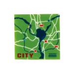 House accessories bricks toys city newspaper map bible print wall scene