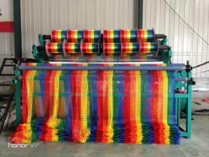China Knotless Rashal Loom Warp Knitting Machine ForCourt blocking ski safety net fall prevention net wholesale