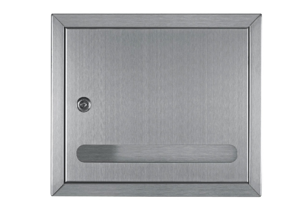 Stainless steel Silver Color Bathroom Stainless Steel Toilet Roll Tissue Holder bathroom paper dispenser