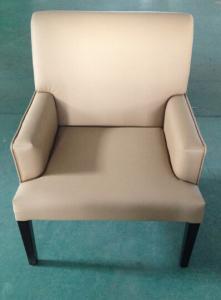 China wooden frame fabric/PU dining chair DC-0007 wholesale