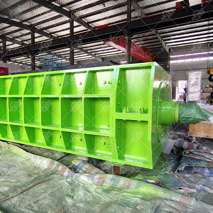 Aluminum Rim Sheet Metal Shredder TUV Twin Shaft Shredder Machine
