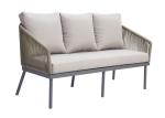 4 PCS UV Resistant Outdoor Rope Sofa Garden Furniture Sets