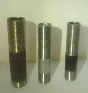 China black long screwed steel pipe nipples with Russian standard wholesale