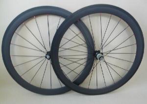 China Hand built cheap Wheel Material 50mm*23mm 700c full carbon rim clincher road bike wheelset wholesale