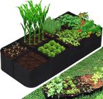 Fabric Raised Garden Bed 6x3x1ft Garden Grow Bed Bags for Growing Herbs, Flowers