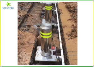 China IP 68 Protection Class Automatic Rising Bollards With Hydraulic / Air Pump Drive wholesale