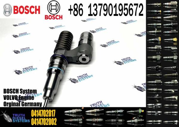 Genuine Diesel Common Rail Fuel Injector 0414702002, 3165869, 0414702017,