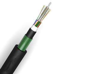 China 144 Strand Armored Fiber Optic Cable Aluminum Tape Waterproof wholesale