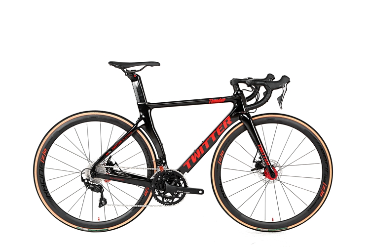 Frame Carbon Road Bike Twitter 700c 25c Carbon Fiber Frame Roadbike 22 Speed Bicycle for Men Shimano Groupset Wheel Size 700c