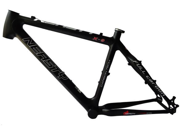 100% Carbon MTB Frame 26er 17"/19"/21" Mountain Bicycle/Bike Frame Matte Pearl