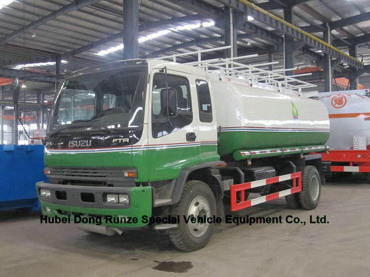 ISUZU oil tanker trucks 16T with Good Quality fuel pump transport or refuling oil, diesel, gasoline, kerosene,
