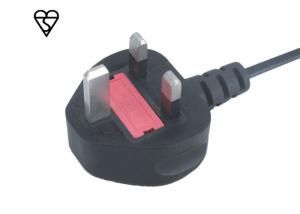 China 250V 3A 5A 10A 13A  IEC C19 Power Cord , 3 Prong UK Power Cord Square Pin Plug on sale