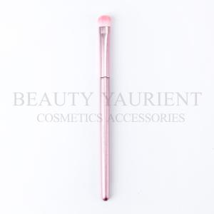 China Sandblasting Pink Ferrule Eyeshadow Smudge Brush Multifunction Eyes Makeup Brush wholesale