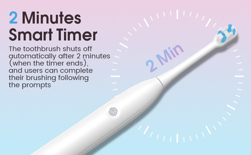 Smart Sonic Electric Toothbrush Ergonomic Design Soft for Teeth Whitening AI Sensor-Based Activation Travel-friendly