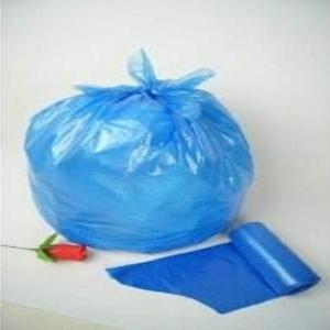 China Commercial Blue Plastic Garbage Bags 30 Liter 10 Micron Thickness Star Seal wholesale