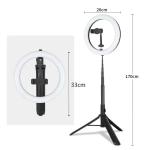 6000K 10 Inch Selfie Ring Light With Tripod