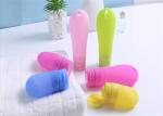 Custom Color Food Grade Shampoo Container FDA Silicone Travel Bottle Set