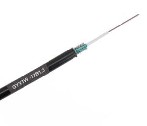 China Network 2-12 Cores GYXTW Outdoor Rated Fiber Optic Cable wholesale