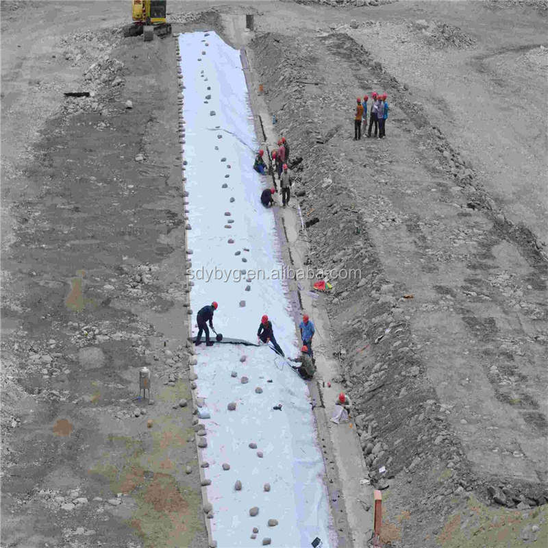 80g/sqm to 1000g/sqm Non-Woven Geotextile for Road and Railway Construction Material