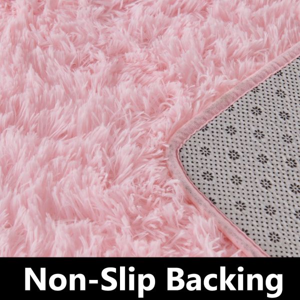 9mm Thick Large Fluffy Shag Living Room Area Rugs for Home Hotel Bathroom and Shower Room