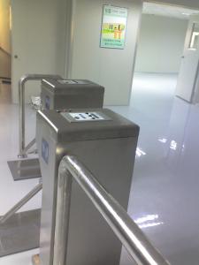 China ESD Entry Tripod Turnstile System Waterproof Anti Recoil With Different Reader wholesale