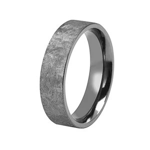 Simple Fashion Tantalum Men's Ring High Polished Plain Dome Wedding Band