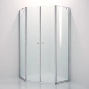 China Shower Frameless Tempered Glass Door Apartment Glass Shower Enclosures wholesale