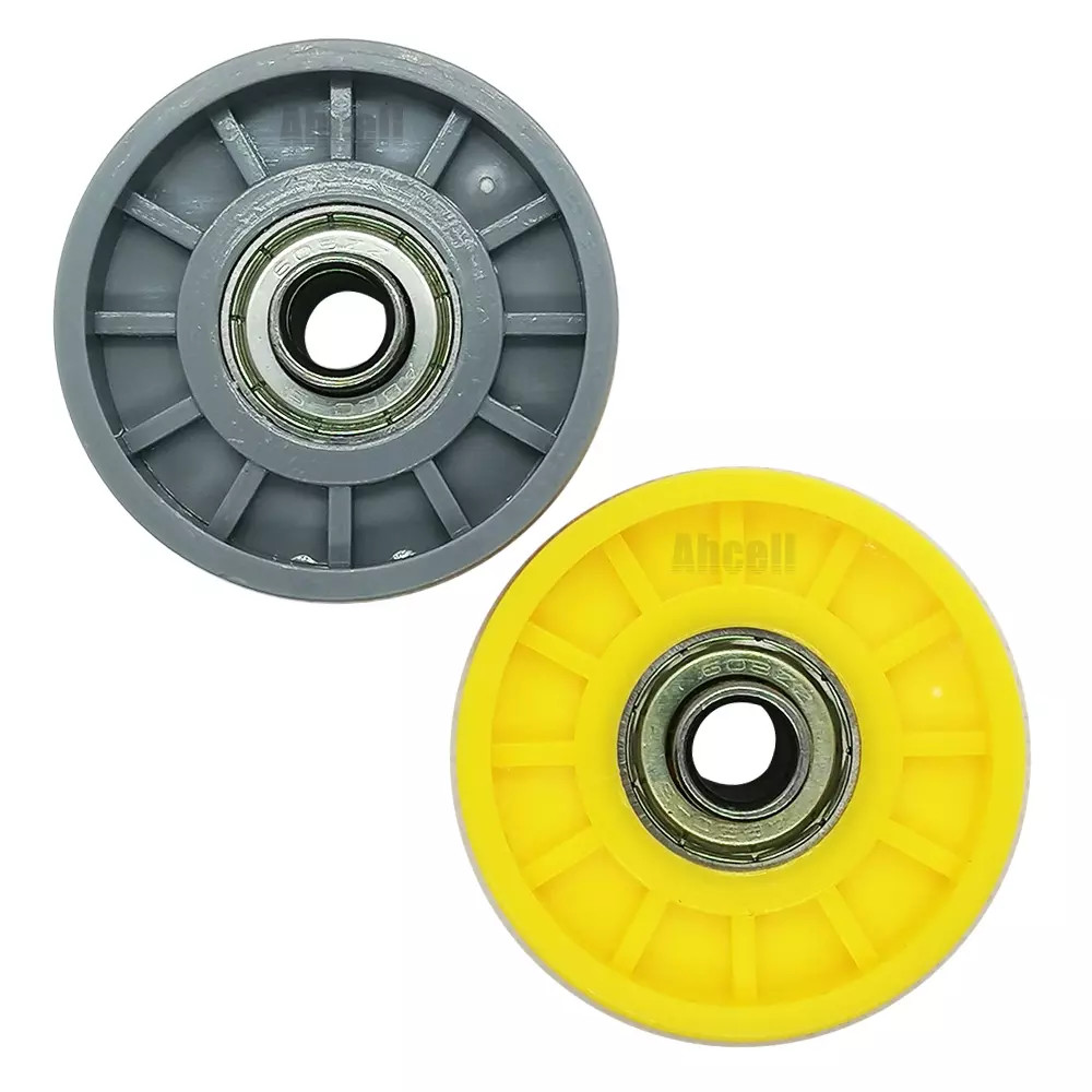 15x32x9 6002zz Ominball Plastic Stamped Flange Bearing For Conveyor Roller