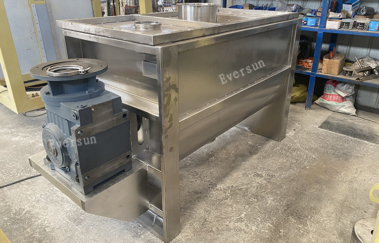 Customized Double Ribbon Blender Machine 200 - 5000L Mixing And Blending Equipment