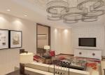 Simple Contemporary Childrens Wallpaper , Beige Color Striped Living Room