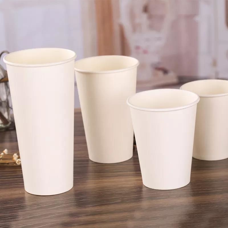 8oz Disposable Biodegradable Party Bar PLA Cup Sugarcane Paper Cups For Take Away Bubble Tea Wedding Coffee Hot Drinking