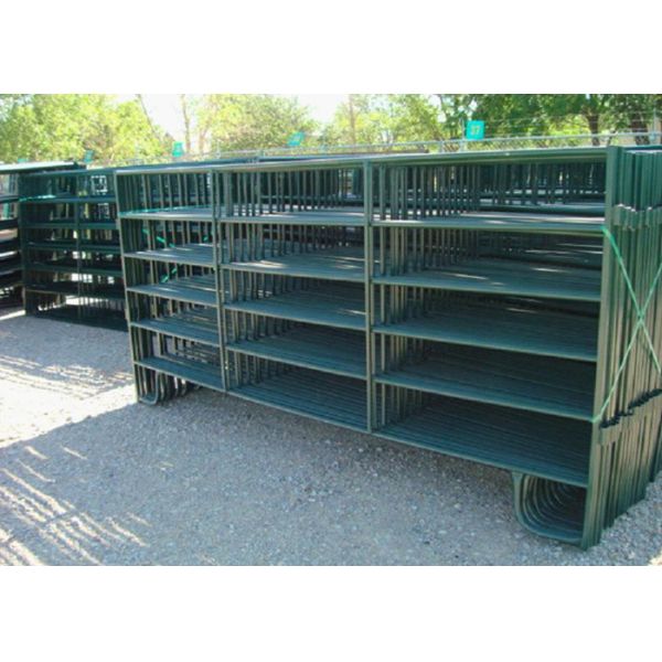 Metal Cattle / Horse Fence Panels / Portable Corral Panels Corrosion Resistant