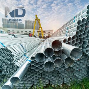 China Pre Galvanized GI Pipe Q345 Steel Pipe Construction Galvanized Tube wholesale