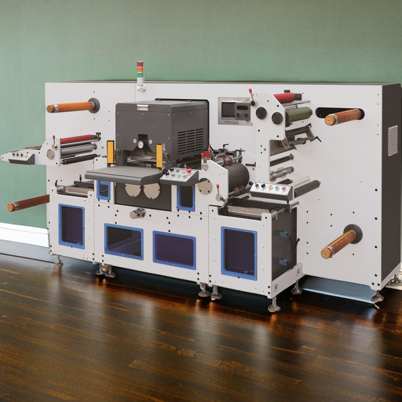 80m/Min High-Grade Full Automatic Flatbed Label Die Cutting Machine For Film And Label Paper Servo Motor Motion Control