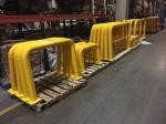 High Profile Q235 Rack Guard Material Handling Equipment Fabrication