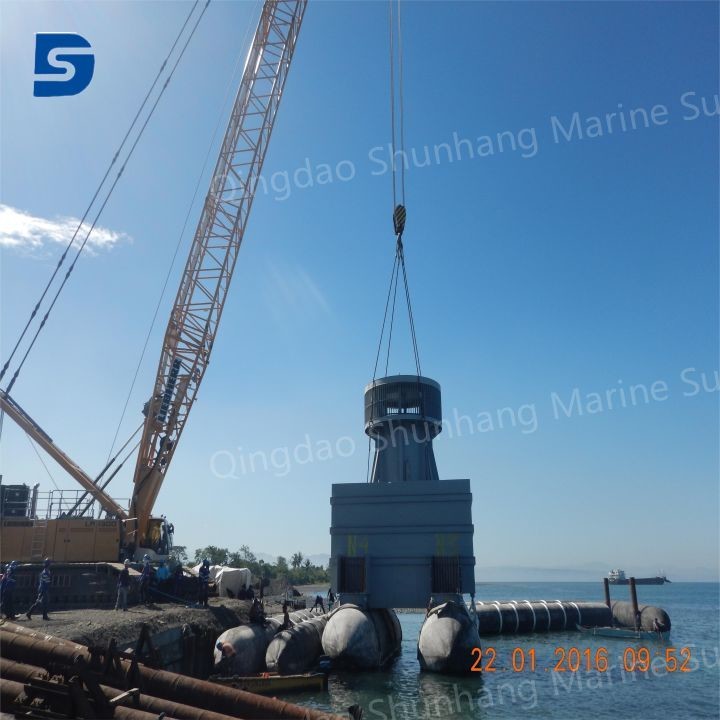 5m-24m Customizable Ship Rubber Airbag With Free Inflate And Repair Sets