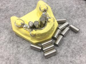 China Wear Resistance Cobalt Chromium Alloy , Non Precious Dental Alloys Cylinder Shape wholesale