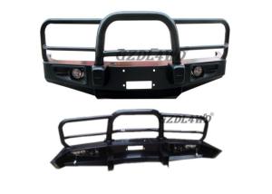 China 2016 Black Front Bumper Guard Rolled Steel Material For Toyota Landcruiser 80 Body Parts wholesale