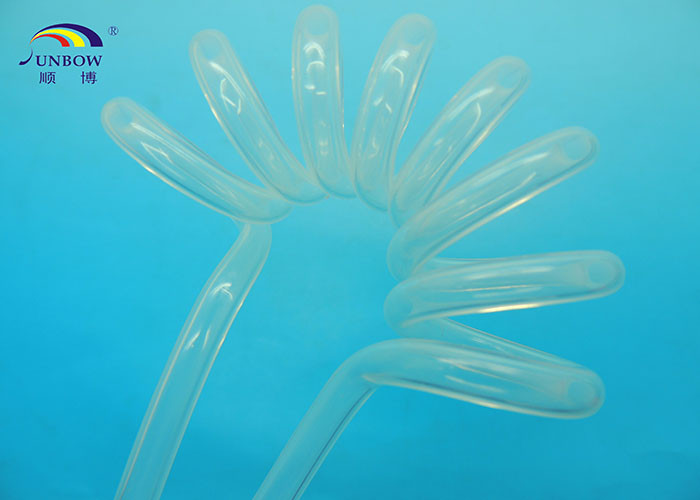 Fluoroplastic Spiral PFA Tube , Plastic Heat Resistant Tubing For Unity PFA Winding Tubing
