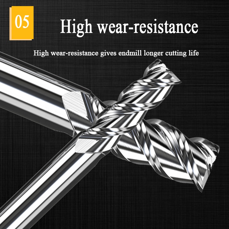 1mm CNC Tungsten Carbide End Mill Hrc55 Aluminium End Mill Mills Cut Tool