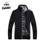 Autumn Thicken Plus Polyester Black Thick Velvet Sweater Utility Male Clothing