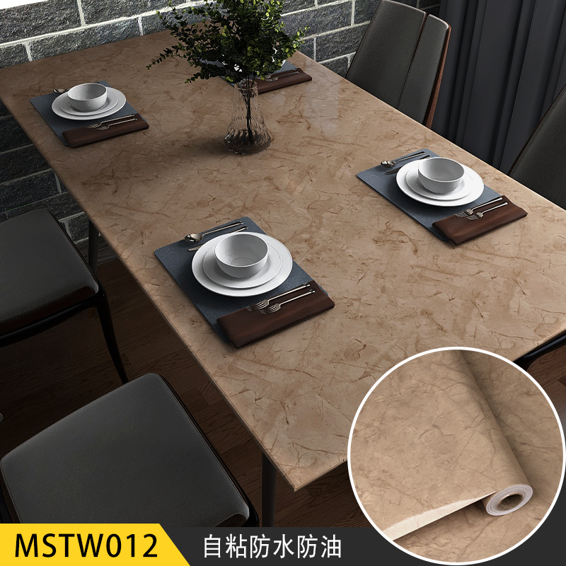 Peel Stick Marble Wallpaper Roll 60cm*10m Size for Table Cupboard Cabinet and Countertop Marble Design Granite Style