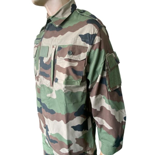 F2 Tactical Combat Uniform Set Camouflage Breathable Anti Static Formal Woven Fabric Uniforms French Military Uniform